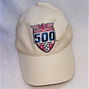 Indianapolis 500 Racing Adjustable Beige Cap Main Gate